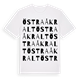 Östra Åkralt ordlek t-shirt