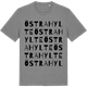 Mid Heather Gray t-shirt med Östra Hylte ordlek t-shirt