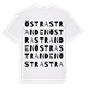 Östra Stranden ordlek t-shirt