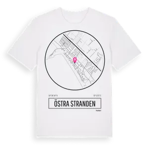 Östra Stranden t-shirt – ekologisk bomull t-shirt från Pinshirt