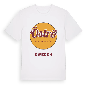 Öströ cirkel t-shirt – ekologisk bomull t-shirt från Pinshirt