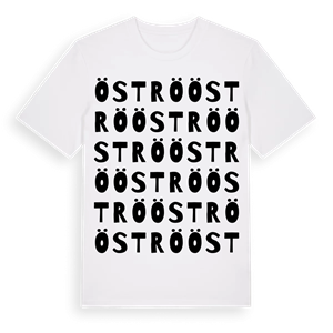 Öströ ordlek t-shirt – ekologisk bomull t-shirt från Pinshirt