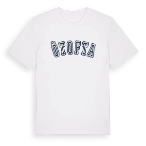 Ötofta college t-shirt – ekologisk bomull t-shirt från Pinshirt