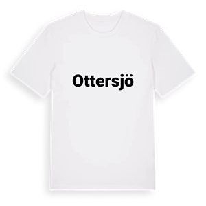 Ottersjö fetstil t-shirt – ekologisk bomull t-shirt från Pinshirt