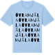 Blue Soul t-shirt med Övra Mjäla ordlek t-shirt