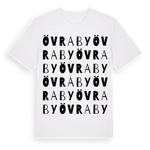 Övraby ordlek t-shirt – ekologisk bomull t-shirt från Pinshirt