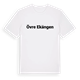 White t-shirt med Övre Ekängen fetstil t-shirt