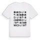 Övre Hjärtared ordlek t-shirt