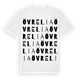 Övre Lia ordlek t-shirt