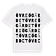 White t-shirt med Övre Ögärdet ordlek t-shirt