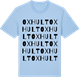 Blue Soul t-shirt med Oxhult ordlek t-shirt