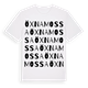 Öxnamossa ordlek t-shirt