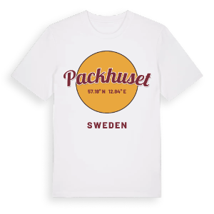 Packhuset cirkel t-shirt – ekologisk bomull t-shirt från Pinshirt