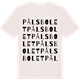 Vintage White t-shirt med Pålsbolet ordlek t-shirt