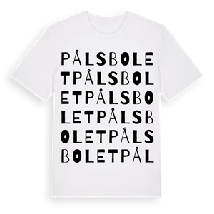 Pålsbolet ordlek t-shirt – ekologisk bomull t-shirt från Pinshirt