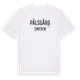 White t-shirt med Pålsgård i Sverige t-shirt