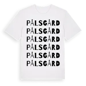 Pålsgård ordlek t-shirt – ekologisk bomull t-shirt från Pinshirt