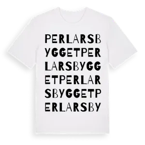 Perlarsbygget ordlek t-shirt – ekologisk bomull t-shirt från Pinshirt