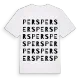 Pers ordlek t-shirt
