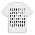 Persfält ordlek t-shirt