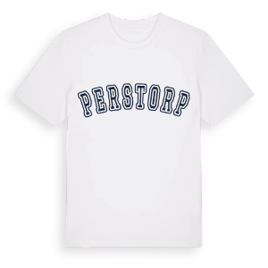 Perstorp college t-shirt – ekologisk bomull t-shirt från Pinshirt