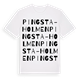 Pingsta-holmen ordlek t-shirt