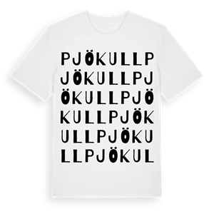 Pjökull ordlek t-shirt – ekologisk bomull t-shirt från Pinshirt