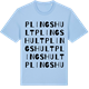 Blue Soul t-shirt med Plingshult ordlek t-shirt