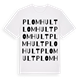 Plomhult ordlek t-shirt