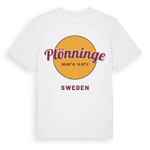 Plönninge cirkel t-shirt – ekologisk bomull t-shirt från Pinshirt