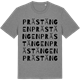 Mid Heather Gray t-shirt med Prästängen ordlek t-shirt