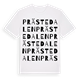 Prästedalen ordlek t-shirt