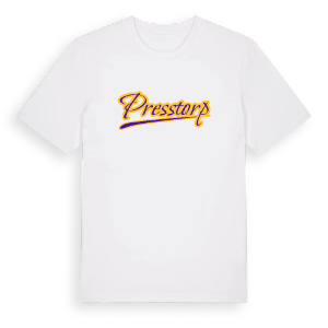 Presstorp baseball t-shirt – ekologisk bomull t-shirt från Pinshirt