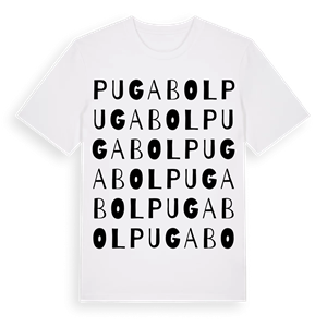 Pugabol ordlek t-shirt – ekologisk bomull t-shirt från Pinshirt