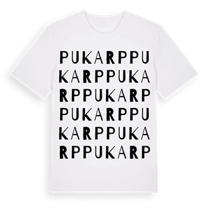 Pukarp ordlek t-shirt – ekologisk bomull t-shirt från Pinshirt