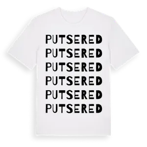 Putsered ordlek t-shirt – ekologisk bomull t-shirt från Pinshirt