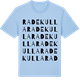 Blue Soul t-shirt med Radekulla ordlek t-shirt