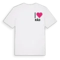 Jag älskar Råg t-shirt litet tryck