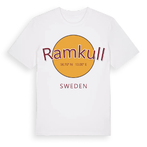 Ramkull cirkel t-shirt – ekologisk bomull t-shirt från Pinshirt