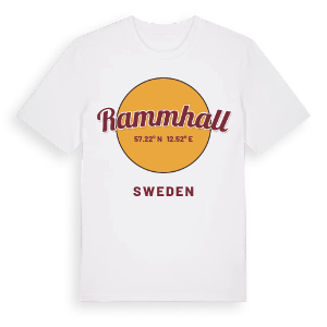 Rammhall cirkel t-shirt – ekologisk bomull t-shirt från Pinshirt