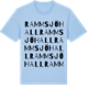 Blue Soul t-shirt med Rammsjöhall ordlek t-shirt