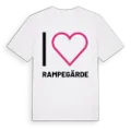 Jag älskar Rampegärde t-shirt stort tryck