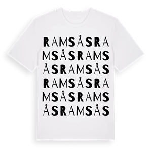 Ramsås ordlek t-shirt – ekologisk bomull t-shirt från Pinshirt