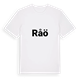 Råö fetstil t-shirt