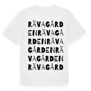 Rävagården ordlek t-shirt – ekologisk bomull t-shirt från Pinshirt
