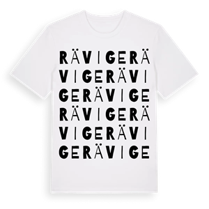 Rävige ordlek t-shirt – ekologisk bomull t-shirt från Pinshirt