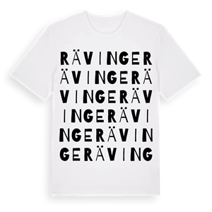 Rävinge ordlek t-shirt – ekologisk bomull t-shirt från Pinshirt