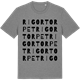 Mid Heather Gray t-shirt med Rigortorpet ordlek t-shirt