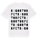 Rigortorpet ordlek t-shirt