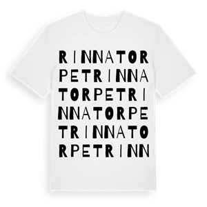 Rinnatorpet ordlek t-shirt – ekologisk bomull t-shirt från Pinshirt